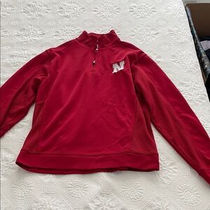 Nebraska Red Quarter-Zip Pullover